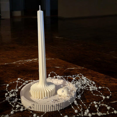 Säulen Designkerze (2er Set)