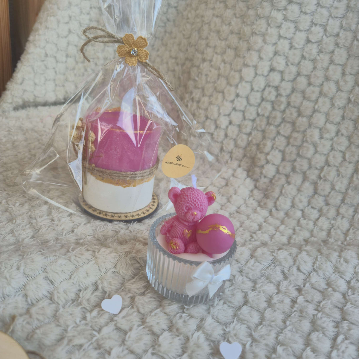 Bär im Glas mit Ballon - Kindergarten/Abschiedsgeschenk