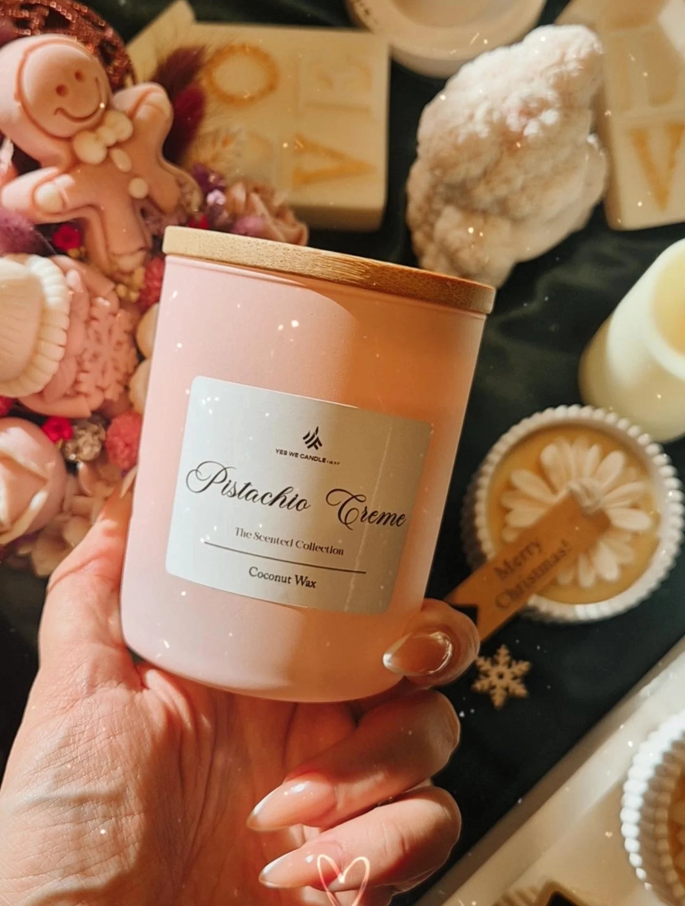 Duftkerze - Pfeffer Vanille Pistazie ca. 280ml