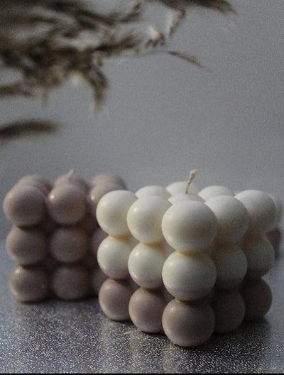 Gastgeschenk Bubble Kerze