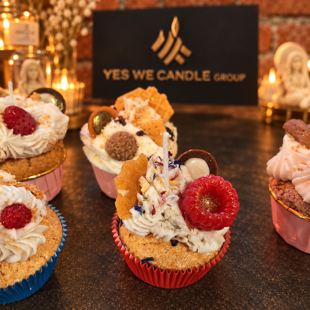 Cupcake Dessertkerze
