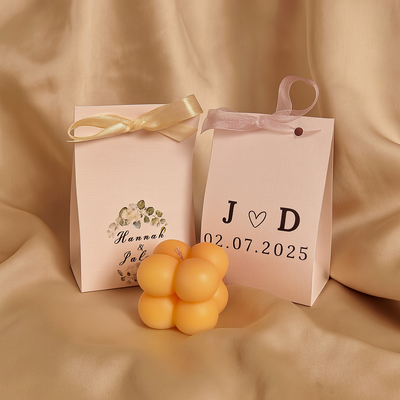 Gastgeschenk Bubble Kerze