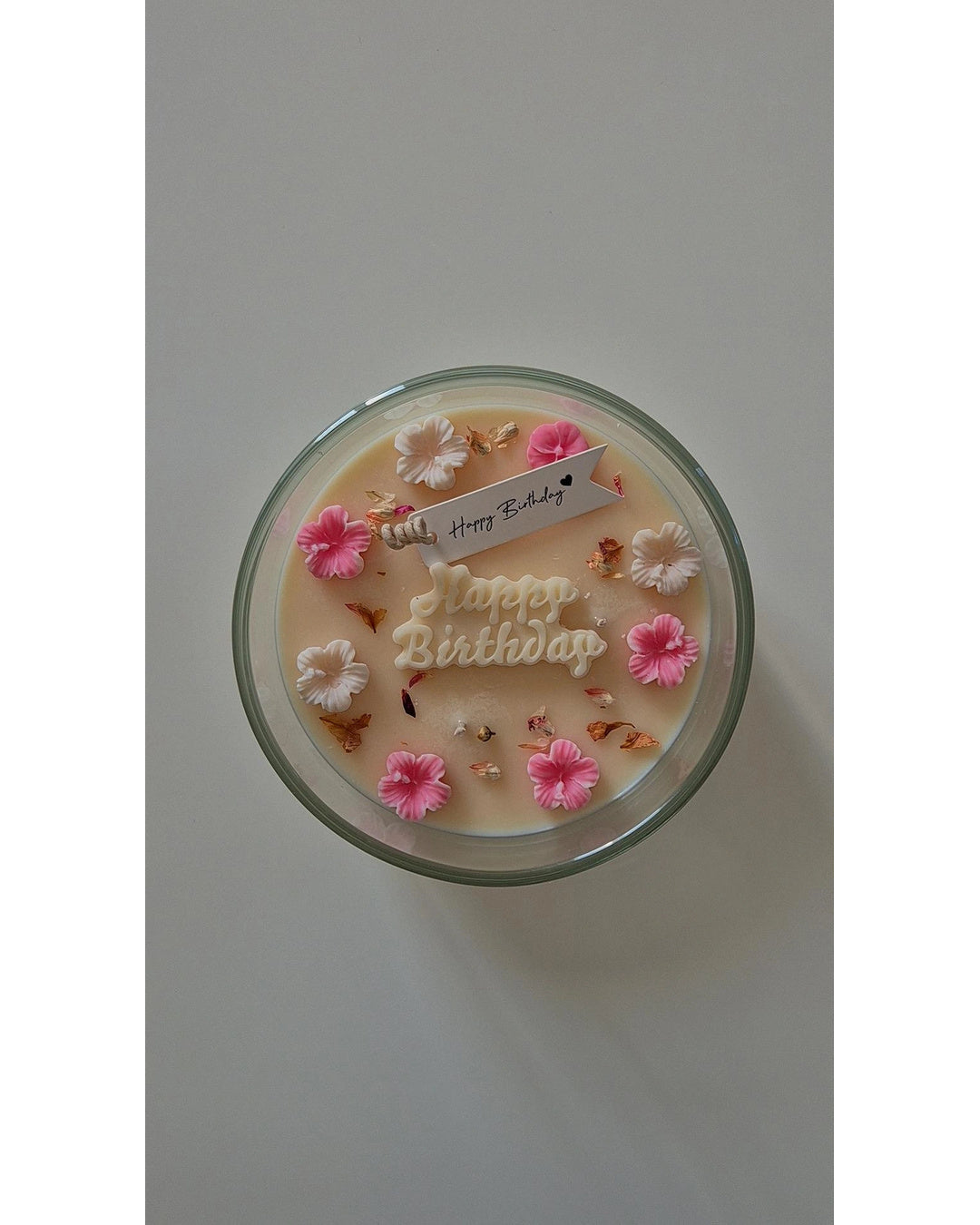 Duftkerze Tanja - zum Geburtstag (Duftzahl im Warenkorb eintragen) 18cm Durchmesser
