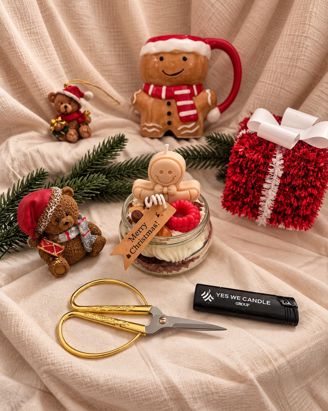 Lebkuchenmann - Weihnachtsduftkerze - ein Dessert, ohne Gewichtszunahme ;)