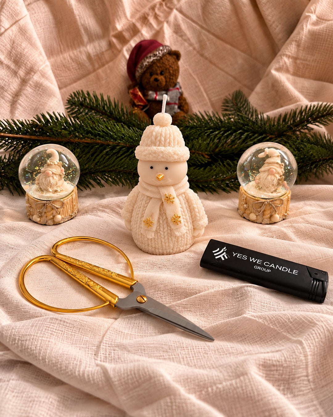 Weihnachtsmann Kerze
