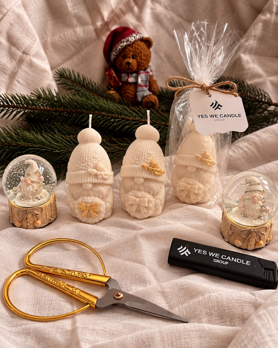 Wichtel DESIGN 2  - Weihnachtswichtel - Wichtelkerze
