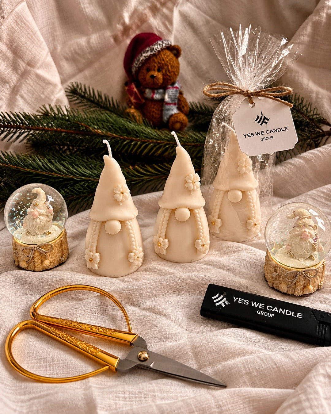 Wichtel DESIGN 1 - Wichtelkerze - Weihnachtswichtel