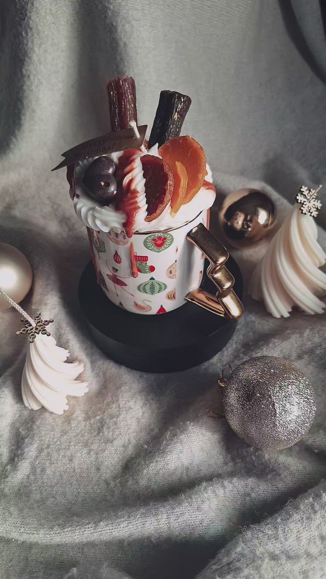 Dessertkerze Weihnachten - M