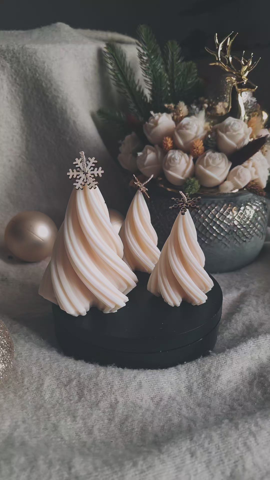 Weihnachtsbaum elegant (2er Set)