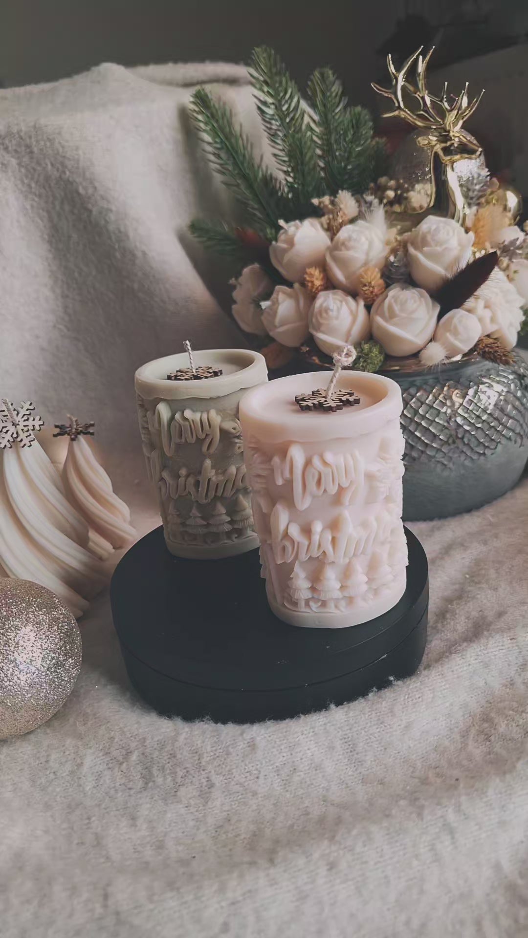 Merry Christmas Kerze